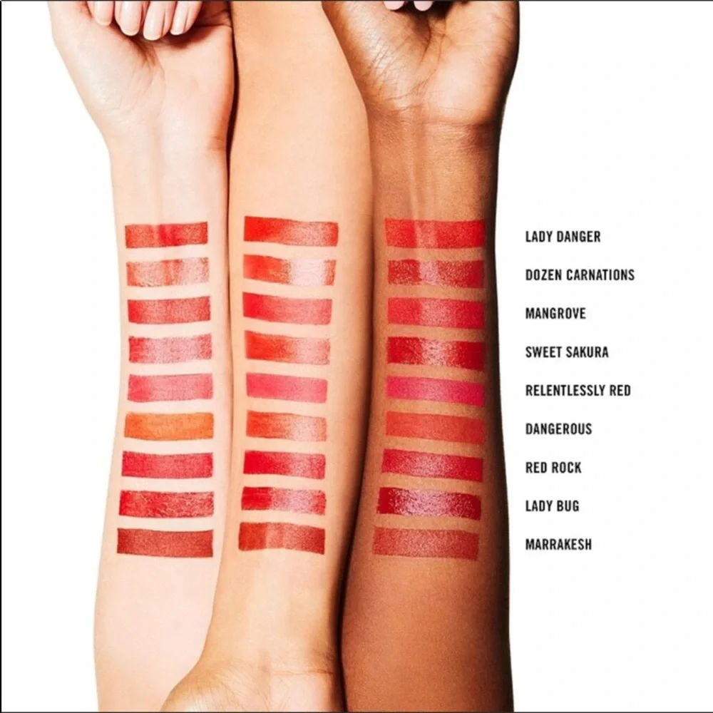 MAC COSMETICS CREMESHEEN LIPSTICK DOZEN CARNATIONS red - Picture 4 of 8